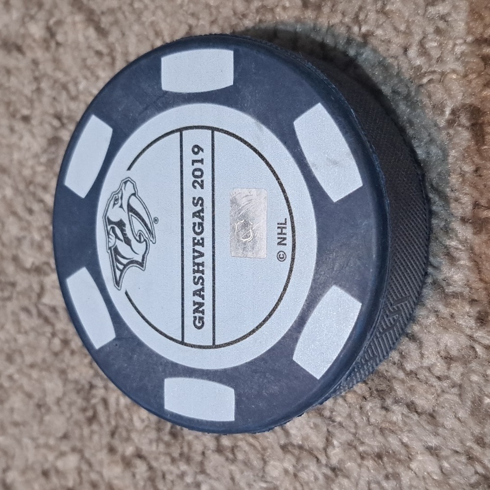 NHL Nashville Predators 2019 hockey puck